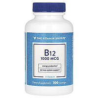 The Vitamin Shoppe, B12, 1000 мкг, 300 пастилок
