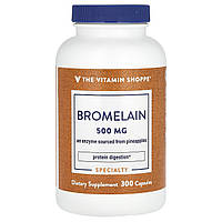 The Vitamin Shoppe, бромелаїн, 500 мг, 300 капсул