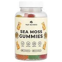 True Sea Moss, жувальні таблетки з морським мохом, 60 шт