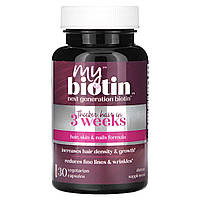 Purity Products, MyBiotin, засіб для волосся, шкіри та нігтів, 30 вегетаріанських капсул