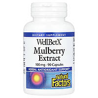 WellBetX, мультиягідний екстракт, Natural Factors, 100 мг, 90 капсул