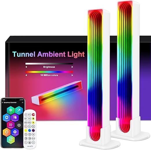 Розумні світлодіодні LED 3D панелі з керуванням із додатка для ігор, ПК, ТВ, синхронизація з музикою, фото 1