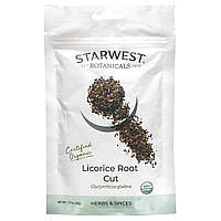 Starwest Botanicals, сертифіковані органічні шматочки кореня солодки, 45 г (1,59 унції)