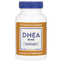 The Vitamin Shoppe, ДГЕА, 50 мг, 120 рослинних капсул