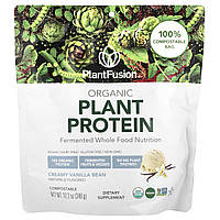 PlantFusion, органічний рослинний протеїн, вершкова ваніль, 348 г (12,2 унції)