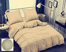 Набір постільної білизни з жатки високої якості, розмір євро 200х220 см. (Gе-52)