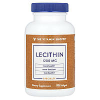 The Vitamin Shoppe, лецитин, 1200 мг, 90 капсул