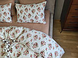 Постільна білизна ранфорс-жатка Софія білий, фото 3