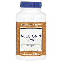 The Vitamin Shoppe, мелатонін, 3 мг, 240 капсул