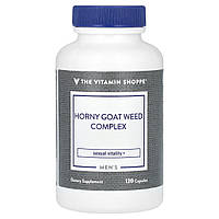 The Vitamin Shoppe, комплекс для чоловіків, Horny Goat Weed, 120 капсул