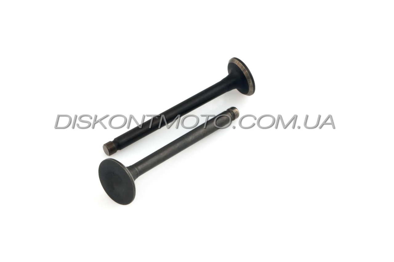 Клапана на скутер 4T GY6 50 139QMB (L-64mm) (пара ,голі) EVO