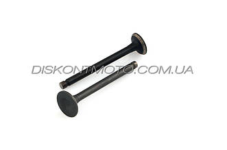 Клапана на скутер 4T GY6 50 139QMB (L-64mm) (пара ,голі) EVO