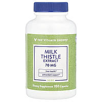 The Vitamin Shoppe, екстракт розторопші, 70 мг, 100 капсул