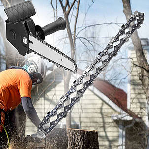 Насадка для дриля або шуруповерта (Ланцюгова пилка) з швидкознімним механізмом HTM-412 (2742), фото 1