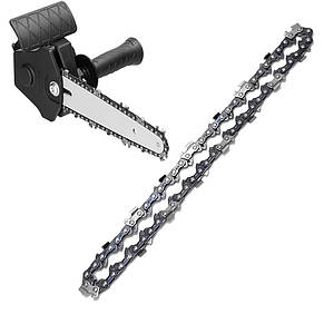 Насадка для дриля або шуруповерта (Ланцюгова пилка) з швидкознімним механізмом HTM-412 (2742), фото 2