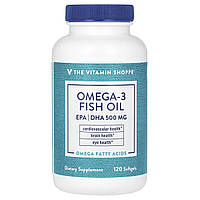 The Vitamin Shoppe, омега-3 з риб’ячого жиру, 120 капсул