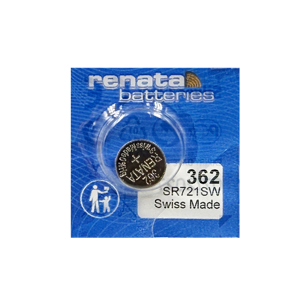 Годинникова батарейка 362 / SR721SW / AG11 Renata Silver Oxide (1.55v) 1шт., фото 1