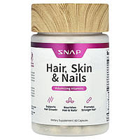 Snap Supplements, для волосся, шкіри та нігтів, 60 капсул