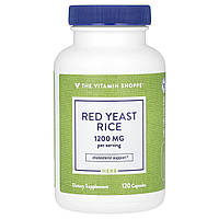 The Vitamin Shoppe, червоний дріжджовий рис, 1200 мг, 120 капсул (600 мг в 1 капсулі)