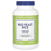 The Vitamin Shoppe, червоний дріжджовий рис, 1200 мг, 240 капсул (600 мг в 1 капсулі)