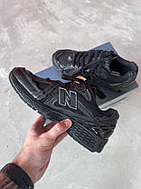 Чоловічі кросівки New Balance 1906d triple black Нью Беланс 1906 чорні шкіра текстиль демісезон, фото 6