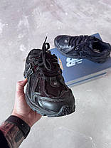 Чоловічі кросівки New Balance 1906d triple black Нью Беланс 1906 чорні шкіра текстиль демісезон, фото 3