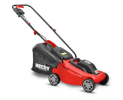Газонокосарка електрична HECHT (1200 Вт / висота скошування 20-60 мм / травозбірник 30л) для скошення газону