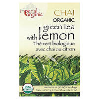 Uncle Lee's Tea, Imperial Organic, зелений чай із лимонним чаєм, 18 чайних пакетиків, 32,4 г (1,14 унції)