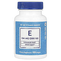The Vitamin Shoppe, вітамін E, 134 мг (200 МО), 100 капсул