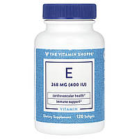 The Vitamin Shoppe, Вітамін E, 268 мг (400 МО), 120 капсул