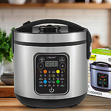 Кухонна багатофункціональна мультиварка з нержавіючої сталі з антипригарною чашею Maestro MR-794 5л 30 програм (235)