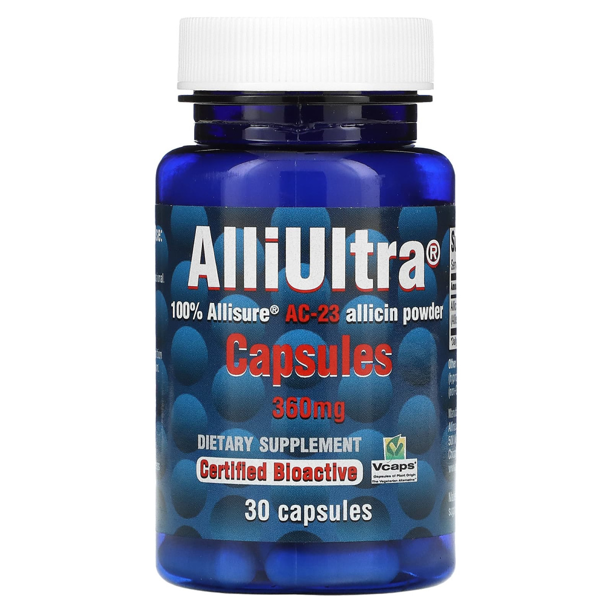 Аліцин AlliUltra в капсулах, Allimax, 30 капсул