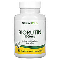 Біорутін, Biorutin, Nature's Plus, 1000 мг, 90 таблеток