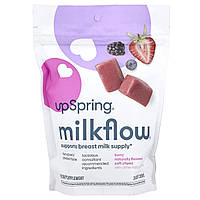 UpSpring, Milkflow®, ягоди, 28 м’яких жувальних таблеток