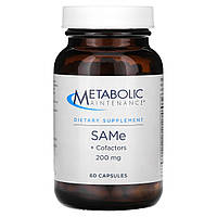 SAMe + кофактор, Metabolic Maintenance, 200 мг, 60 капсул