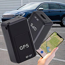 Міні GSM GPS трекер GF-07 з магнітами для кріплення, Чорний (ЖЯ)
