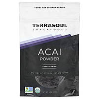 Terrasoul Superfoods, порошок асаї, сублімований, 113 г (4 унції)