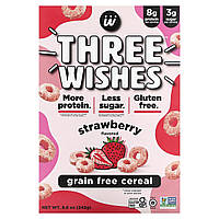 Three Wishes, беззернові пластівці, полуниця, 245 г (8,6 унції)