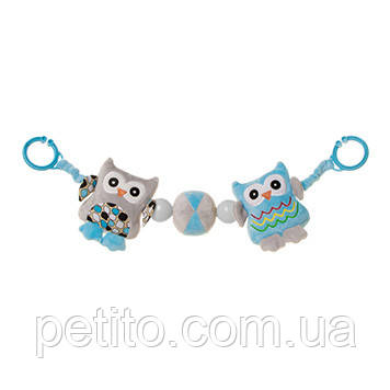 Брязкальце-розтяжка на коляску 4BABY OWL OB11