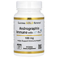 Андрографіс для імунітету California Gold Nutrition (Andrographis Immune with AP-BIO) 100 мг 30 таблеток