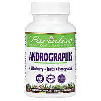 Андрографіс, Andrographis, Paradise Herbs, 60 вегетаріанських капсул