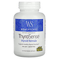 WomenSense, ThyroSense, формула щитовидної залози, Natural Factors, 120 вегетаріанських капсул