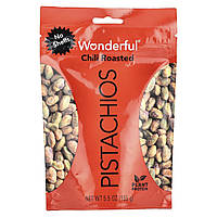 Wonderful Pistachios, смажений чилі, без оболонок, 155 г (5,5 унції)