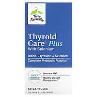 Terry Naturally, Thyroid Care Plus, турбота про щитовидну залозу, 60 капсул