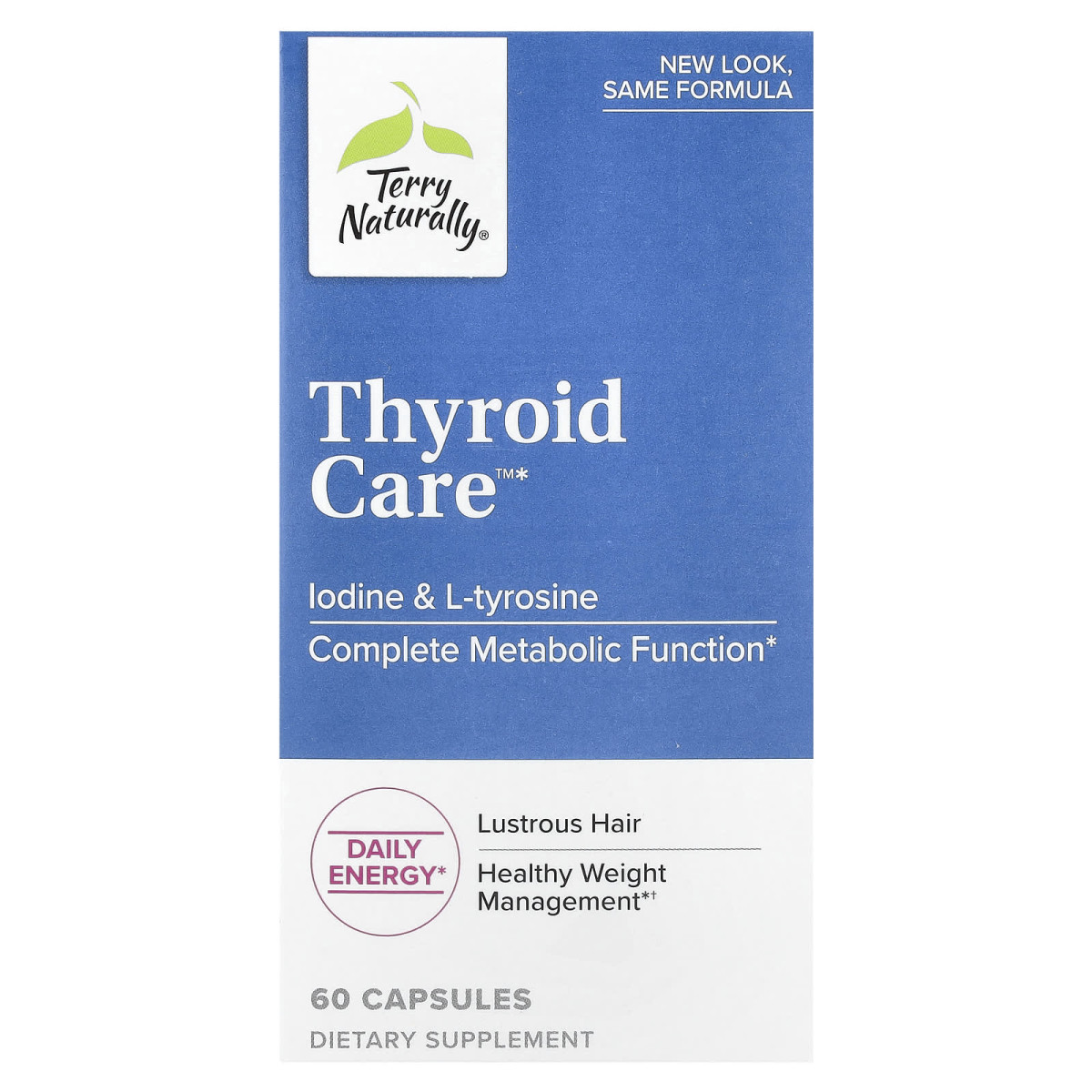 Terry Naturally, Thyroid Care™, 60 капсул