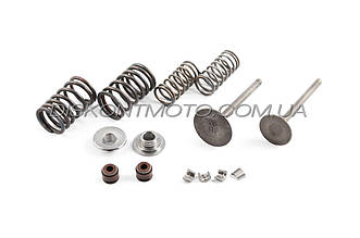 Клапана на скутер 4T GY6 125 152QMI (пара, у зборі) (L-65 mm) BF