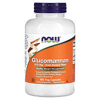 Глюкоманнан Now Foods (Glucomannan) 575 мг 180 капсул