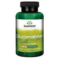 Глюкоманнан, Glucomannan, Swanson, 665 мг, 90 капсул