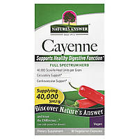 Каєнський перець Nature's Answer (Cayenne) 90 капсул