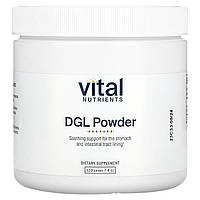 Vital Nutrients, DGL, порошок, 120 г (4 унції)